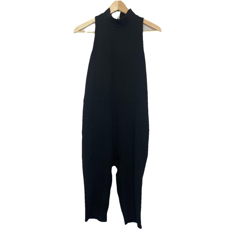 Wild Fable Butterbliss Women's Large High Neck Black One Piece BodySuit Spandex